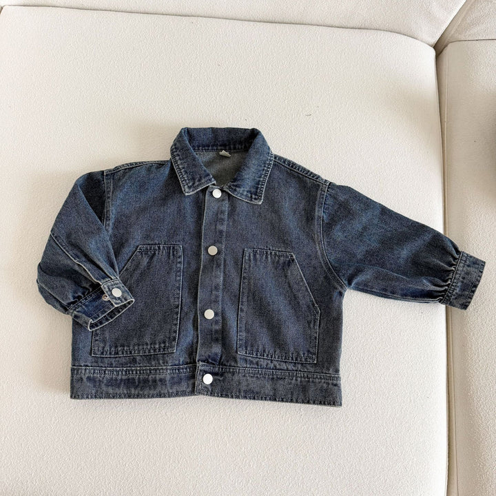 【80-150】シンプルデニムジャケット