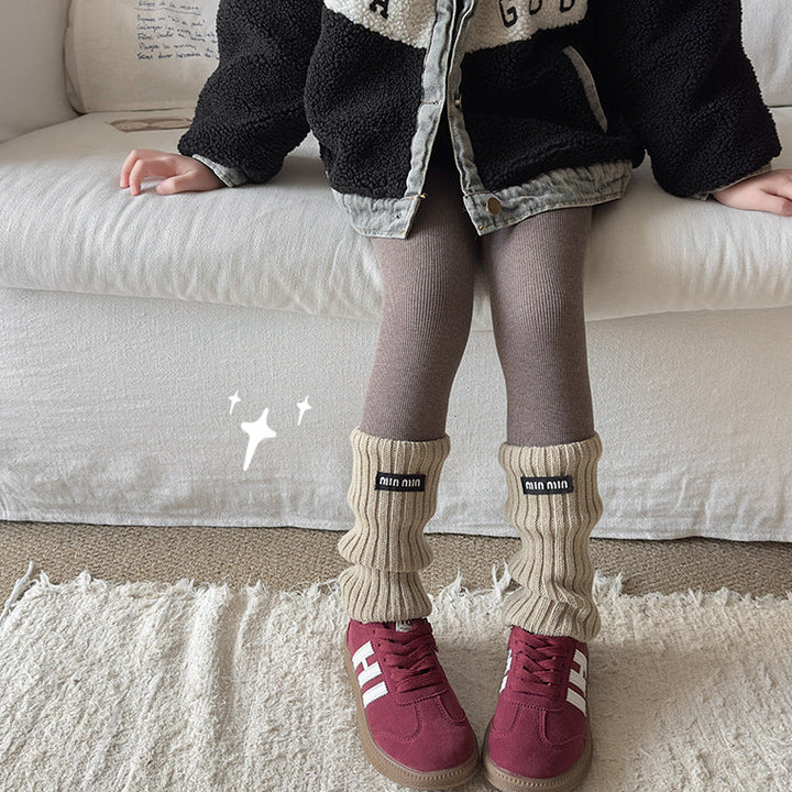 【90-150】ワンポイントワッペンレギンス