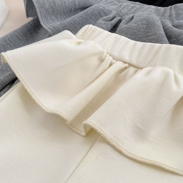 【73-120】ウエストフリルフレアパンツ