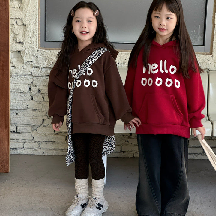 【90-150】helloリラックスパーカー