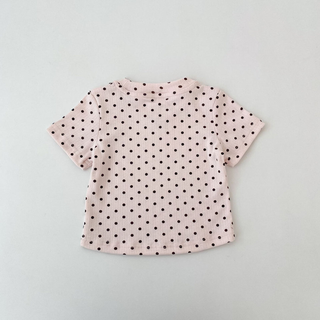 【73-130】フロントリボンTシャツ