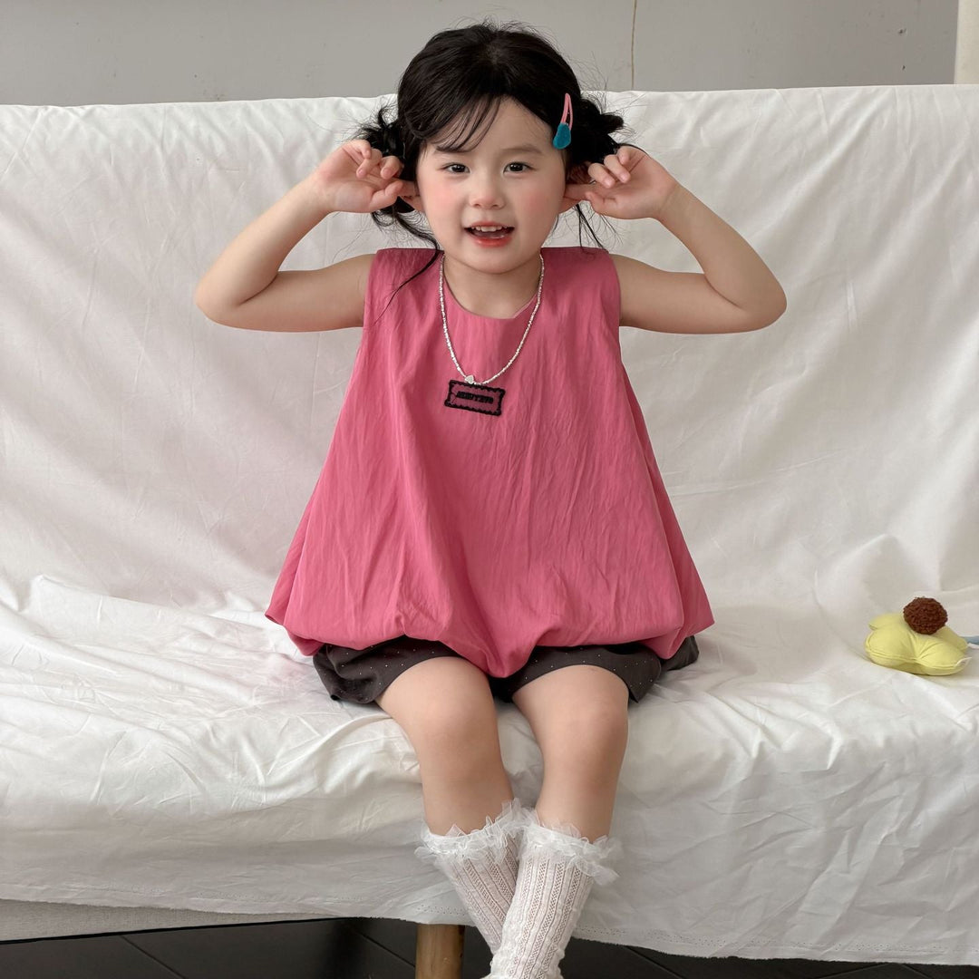 【90-140】裾バルーンノースリーブトップス