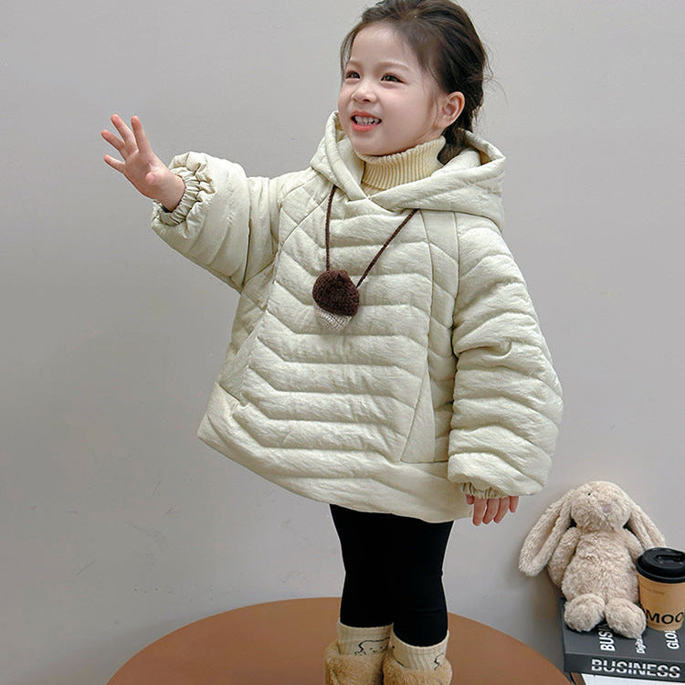 【90-140】フード付きプルオーバーコート