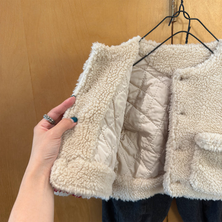 【80-130】マフラー付きボアジャケット