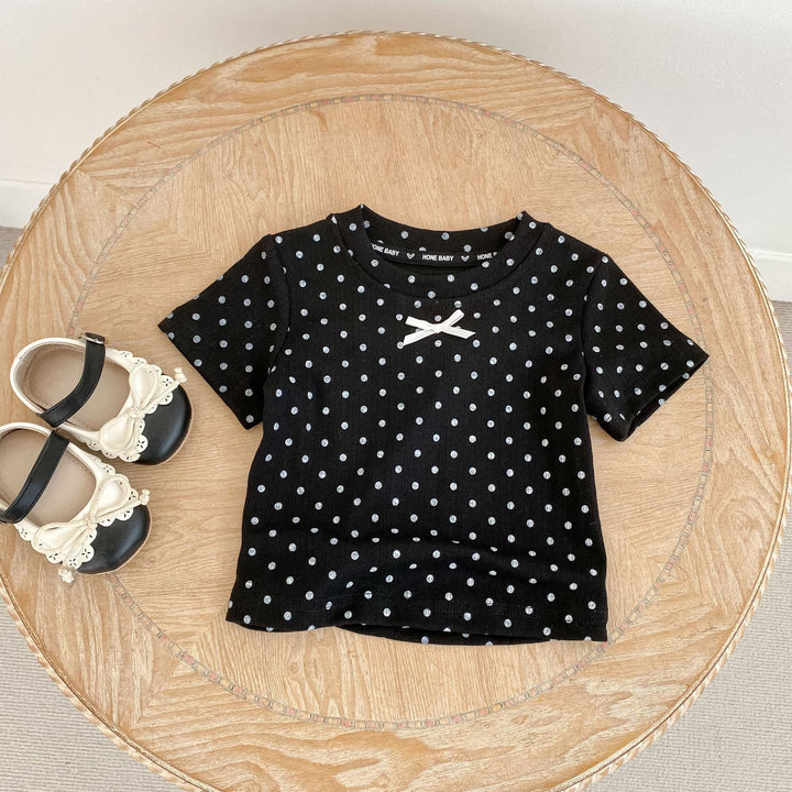 【73-130】フロントリボンTシャツ