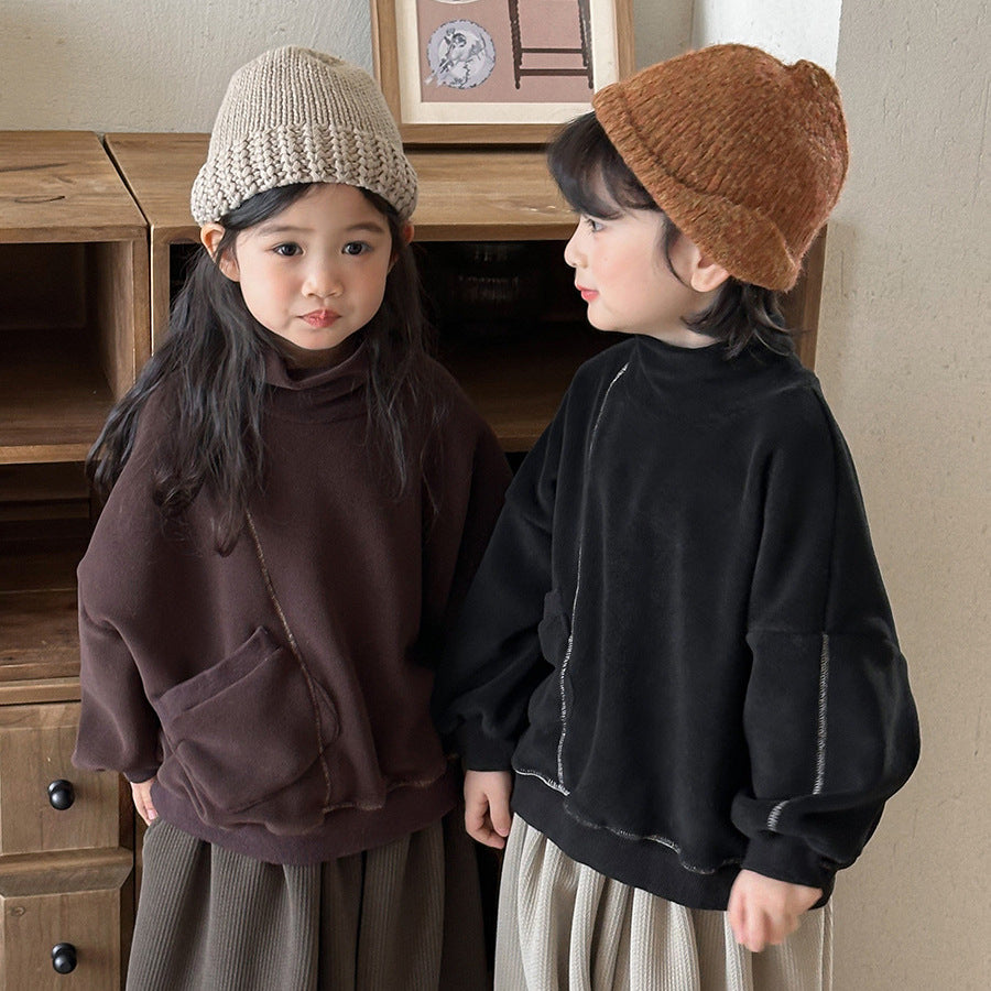 【80-140】ポケットデザインプルオーバー