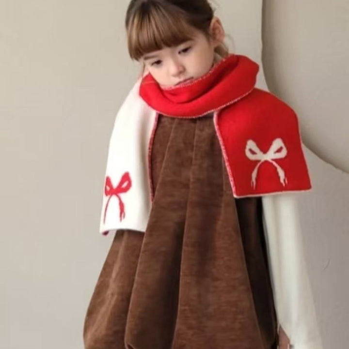 バイカラーリボンマフラー