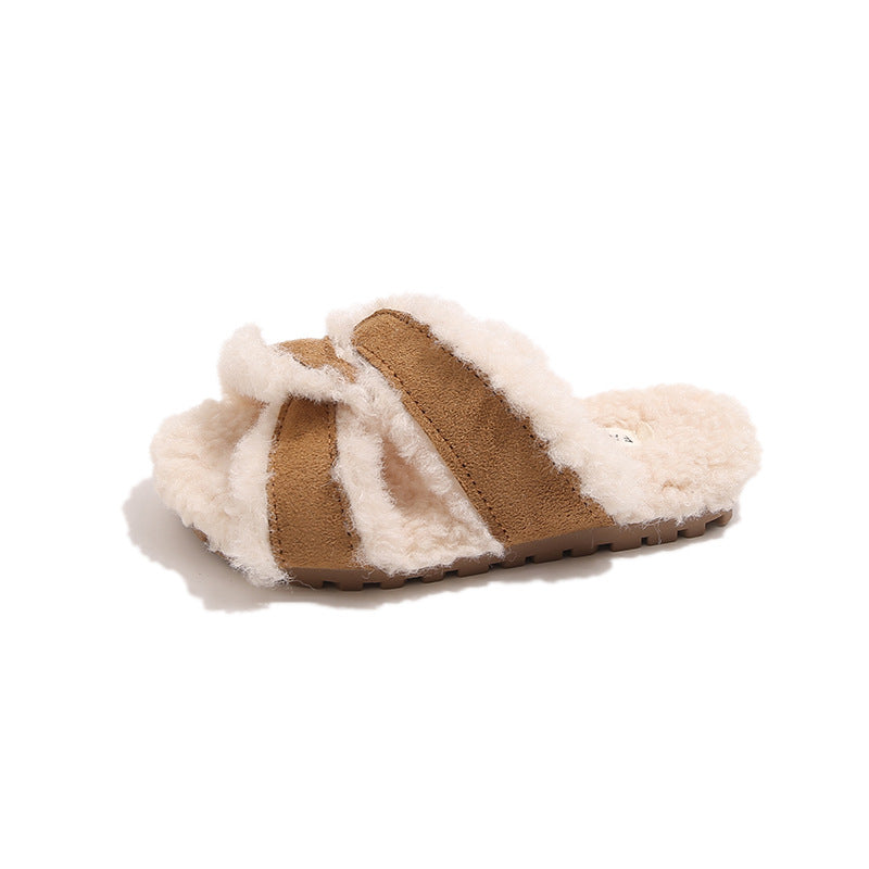 【15.5-21.5】クロスデザインボアサンダル