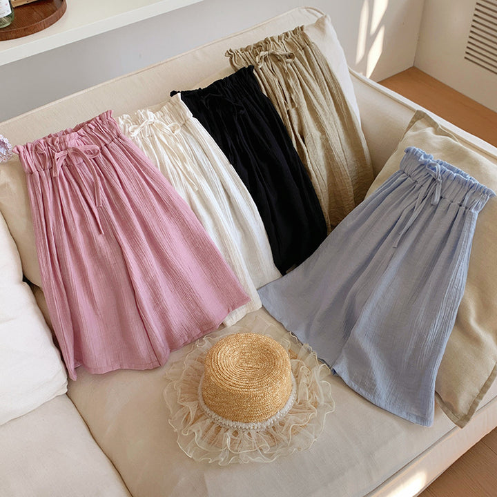【90-150】サマーロングワイドパンツ