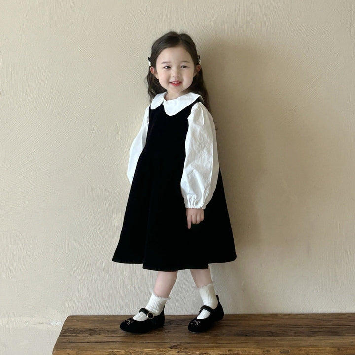 【90-140】フレアノースリーブワンピース