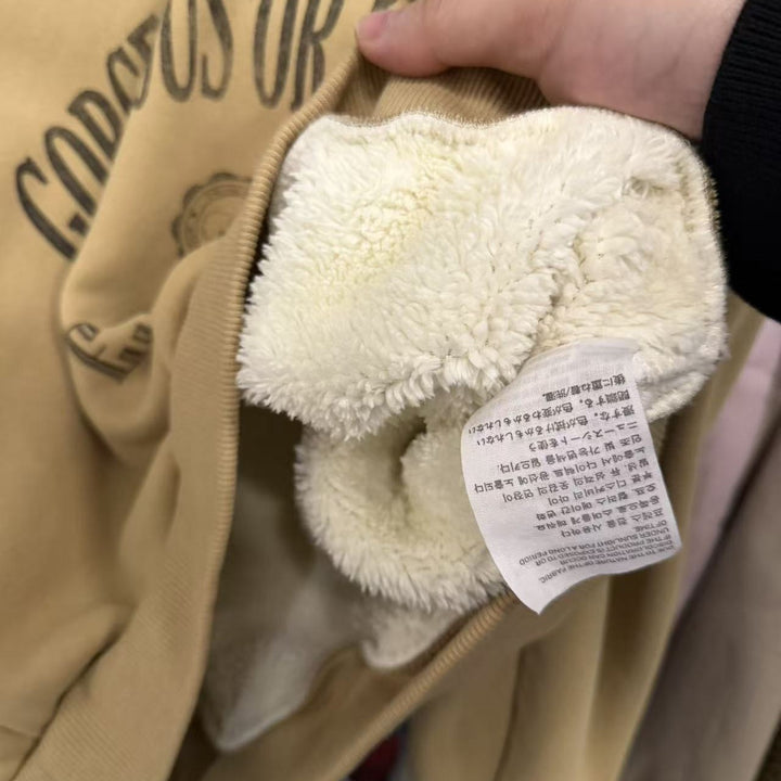 【80-130】ロゴプリントフーディートレーナー