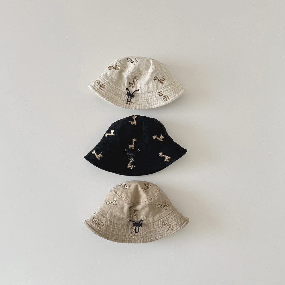 【46-50cm】キリン柄ハット