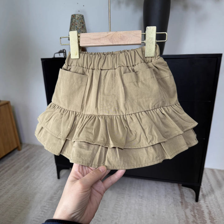 【90-140】レースデザイントップス×スカートセット