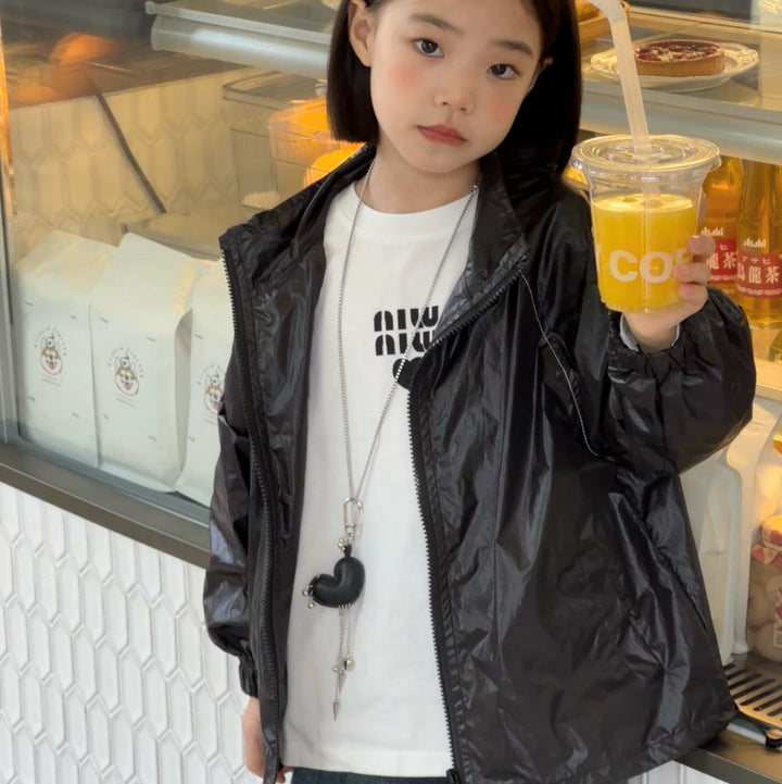 【100-150】フルジップバックロゴアウター