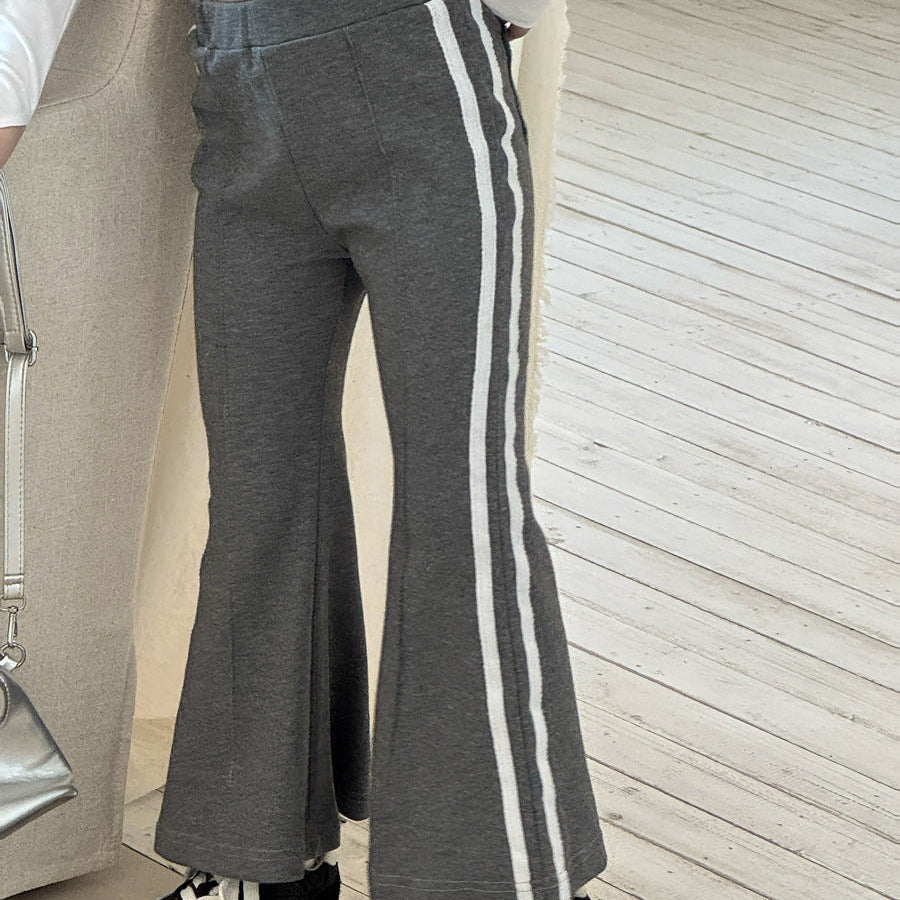 【90-150】サイドラインフレアパンツ