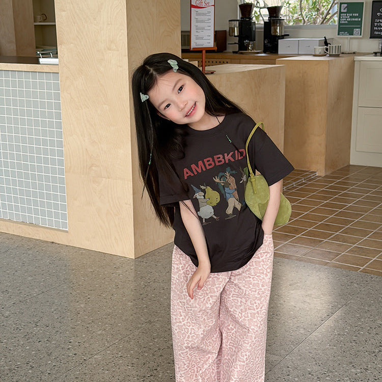 【100-150】アニマルデザインTシャツ