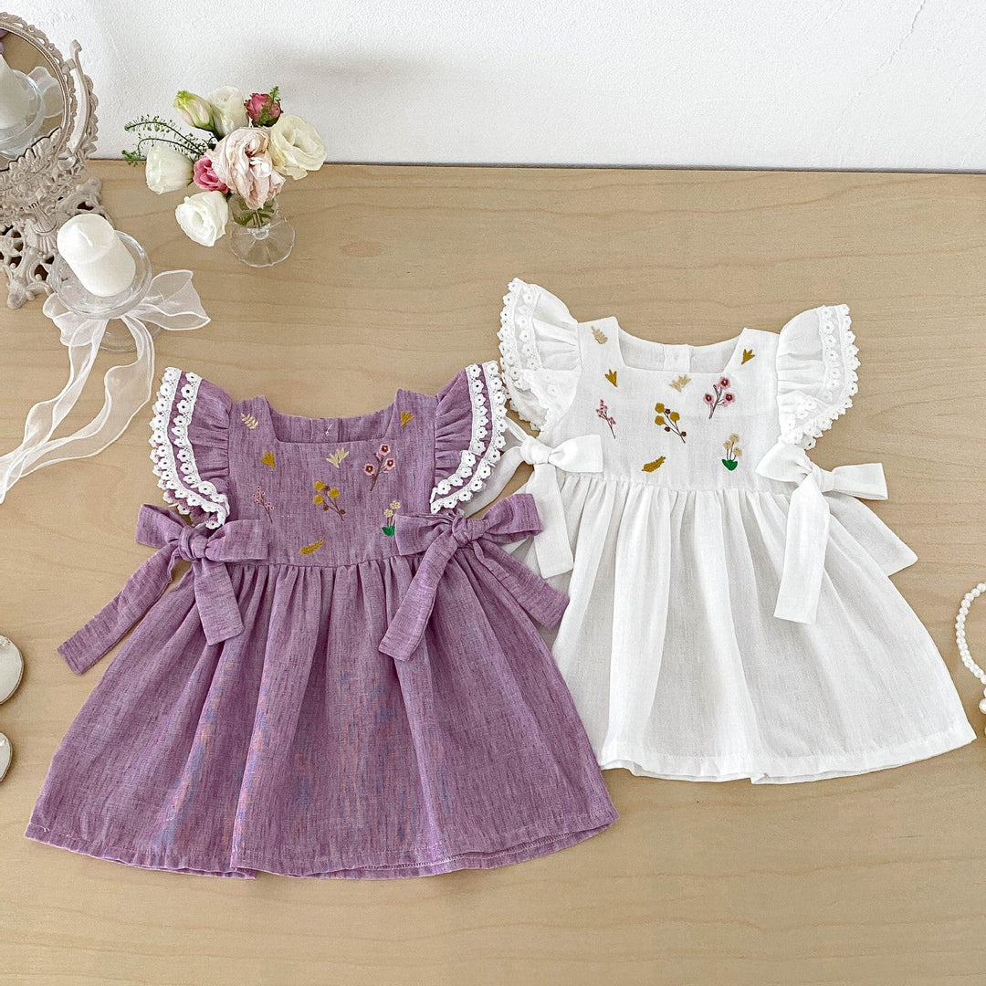 【73-110】ウエストリボンキュートワンピース