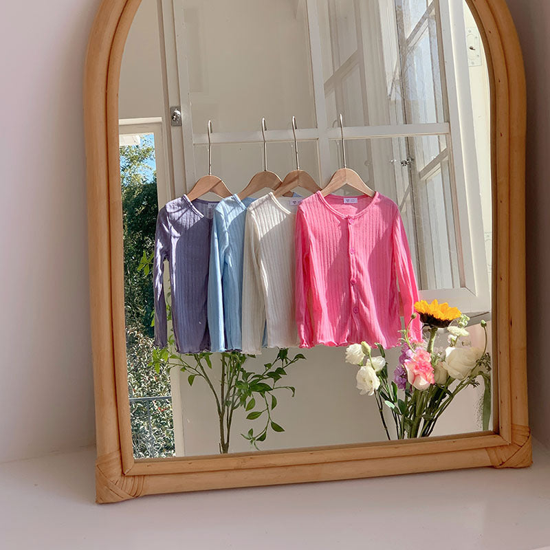 【90-140】リブメロウカーディガン