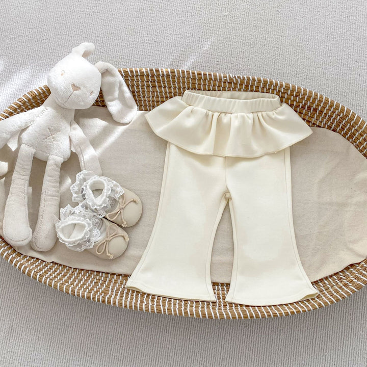 【73-120】ウエストフリルフレアパンツ