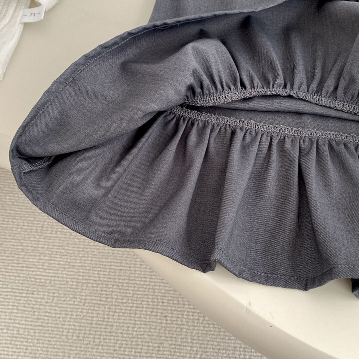 【73-120】フロントリボンデザイン切替ワンピース