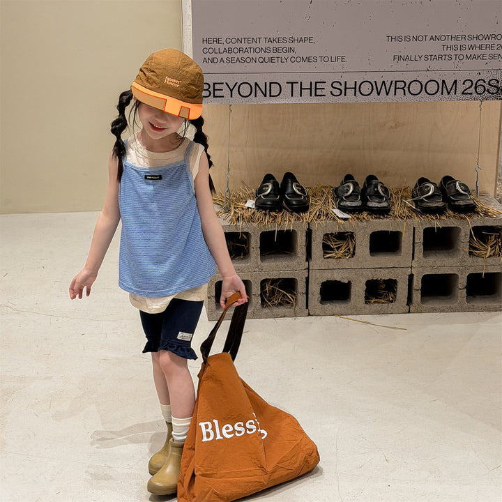 【80-130】細ボーダーキャミソール