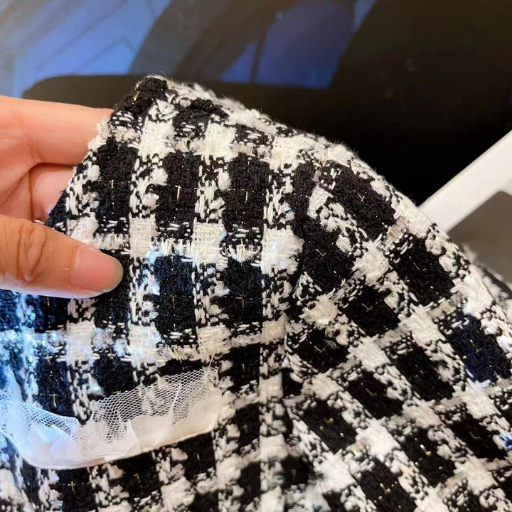 【90-140】レースデザインジャケット×プリーツスカートセット