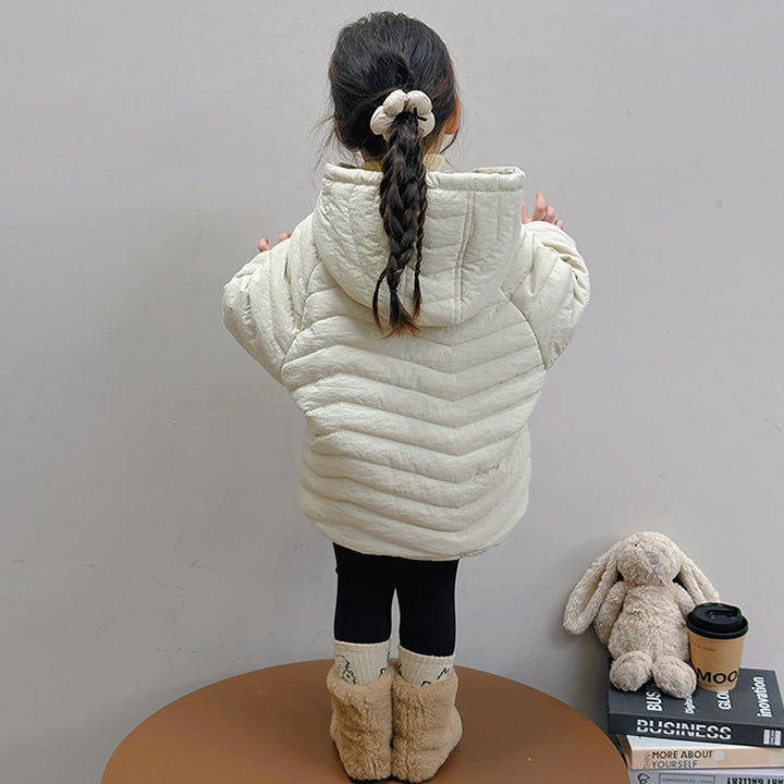 【90-140】フード付きプルオーバーコート