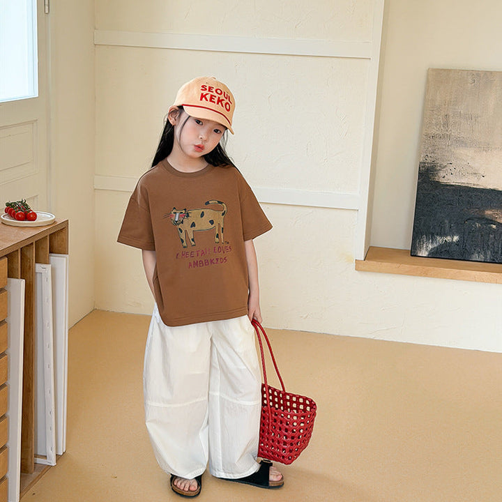 【100-150】アニマルデザインTシャツ