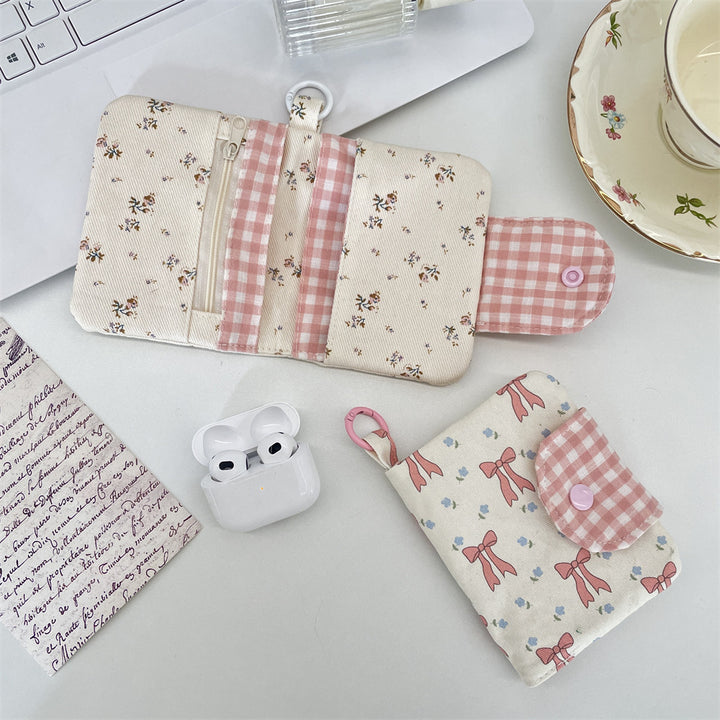 パターンプリント多機能ポーチ