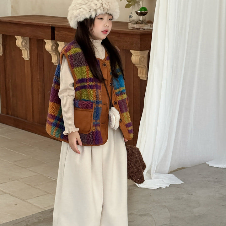 【90-150】パフスリーブハイネックセーター