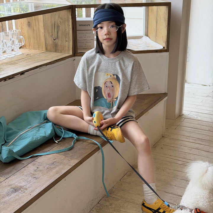 【100-150】フォトプリントTシャツ