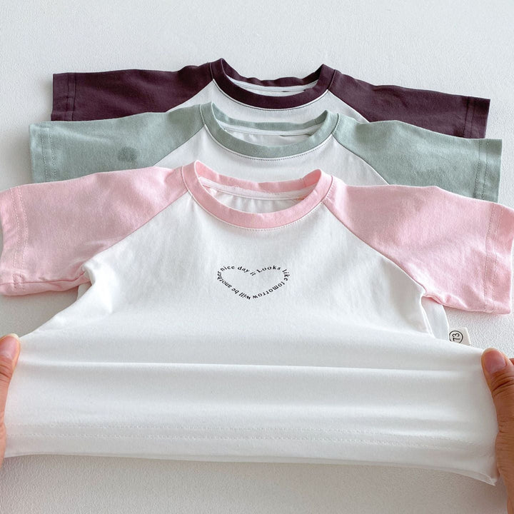 【73-100】フロントハートTシャツ×ブルマセット