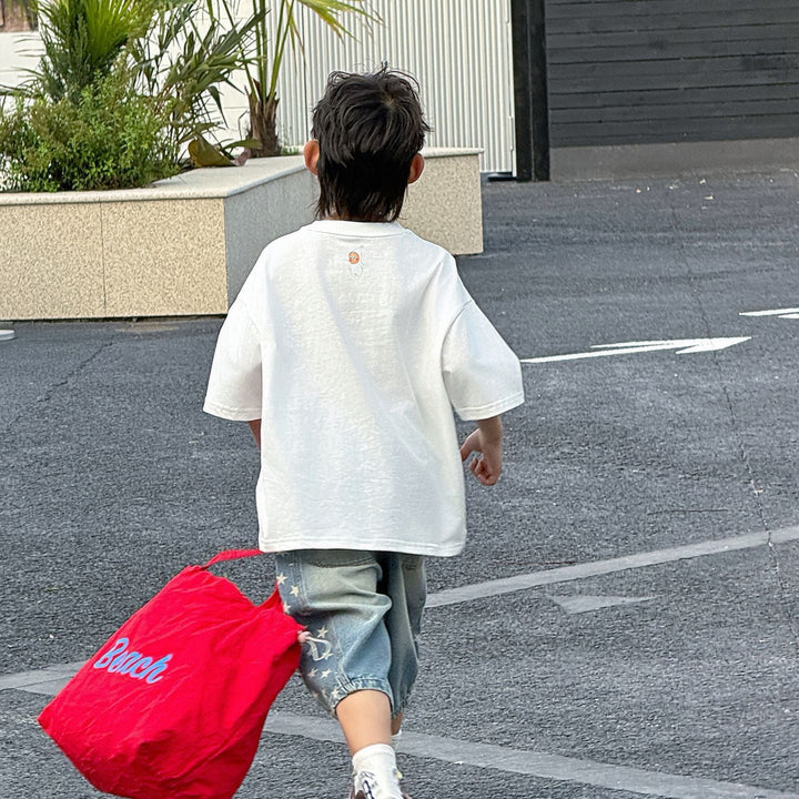 【90-150】プリントデザインTシャツ