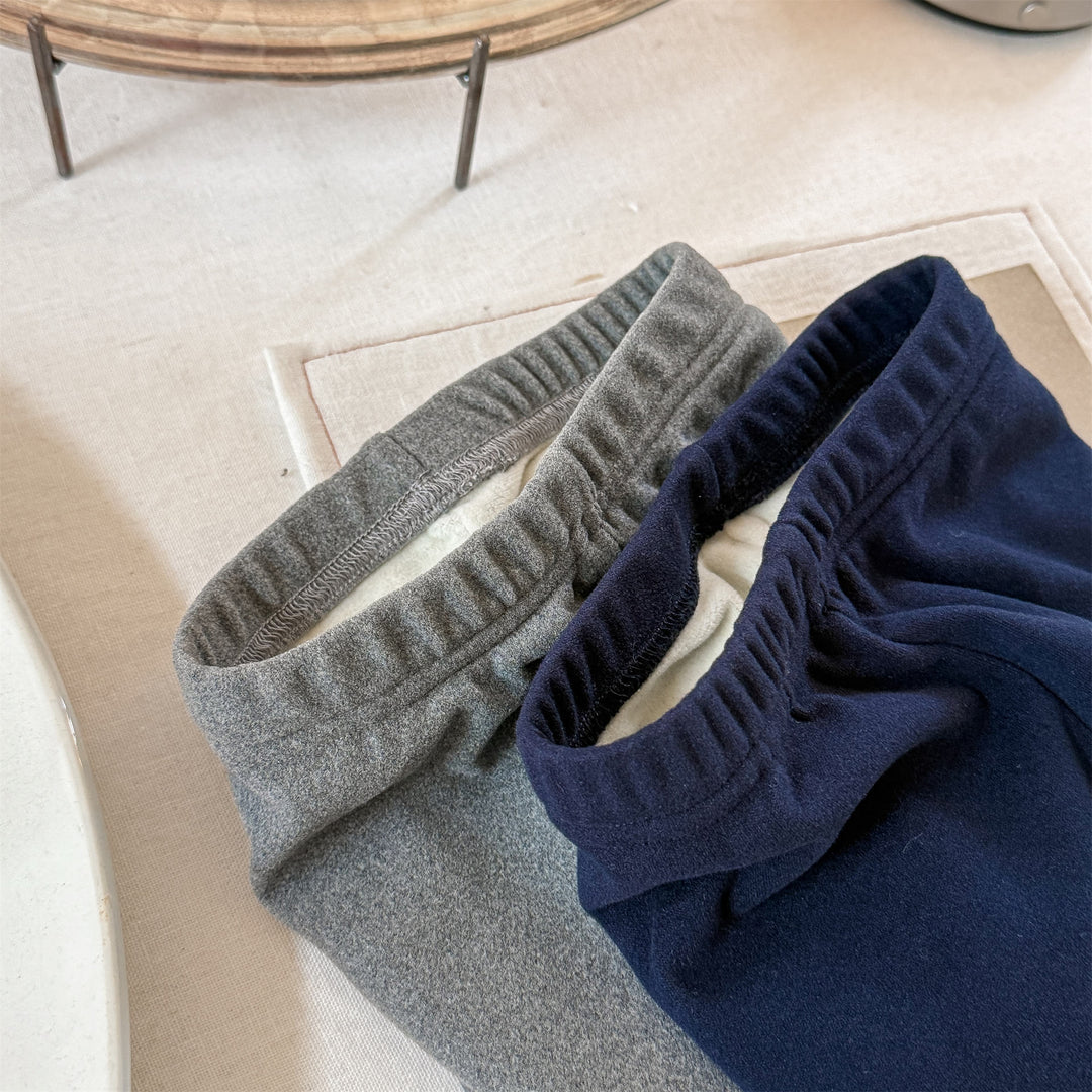 【80-130】裏起毛レッグウォーマー付きレギンス