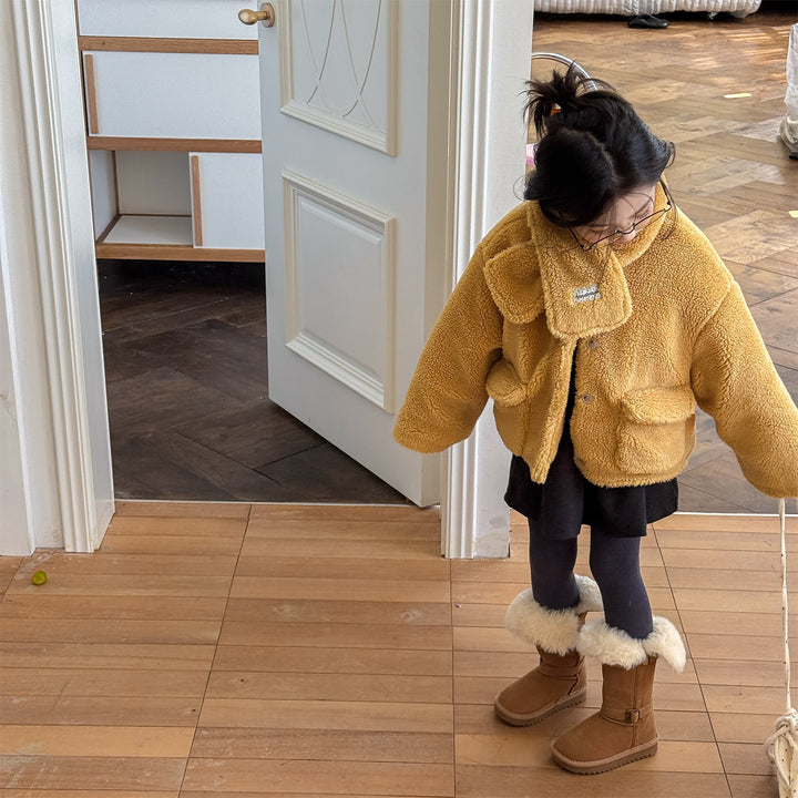 【80-130】マフラー付きボアジャケット