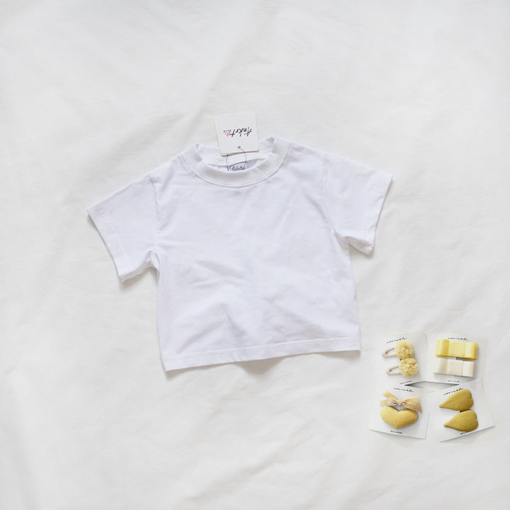 【100-150】バックオープン＆シャーリングTシャツ
