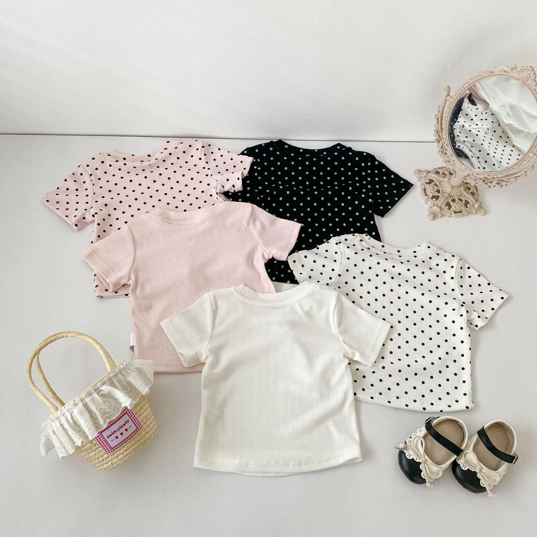 【73-130】フロントリボンTシャツ