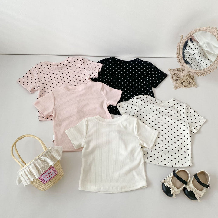 【73-130】フロントリボンTシャツ