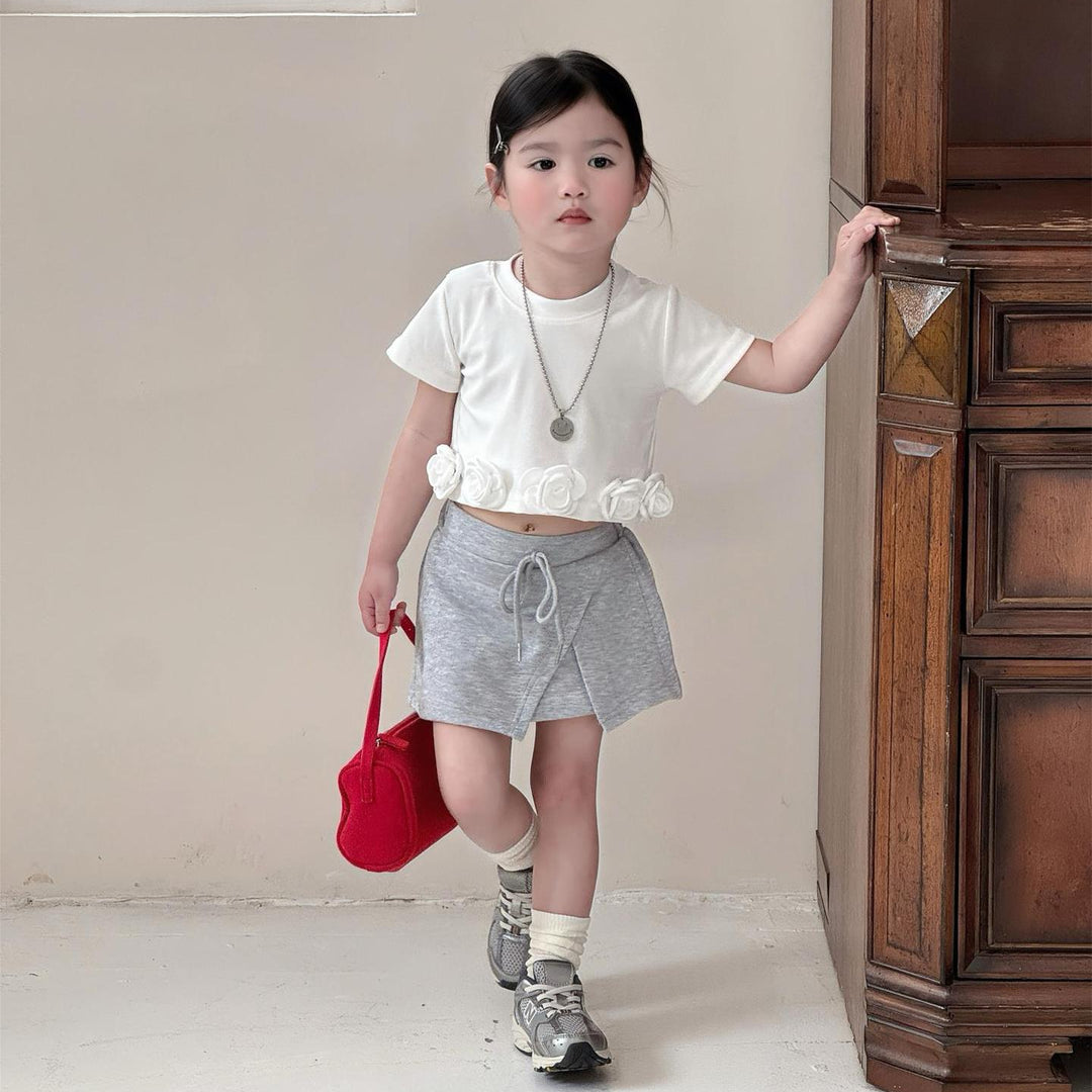 【90-140】ラップ風ミニスカート