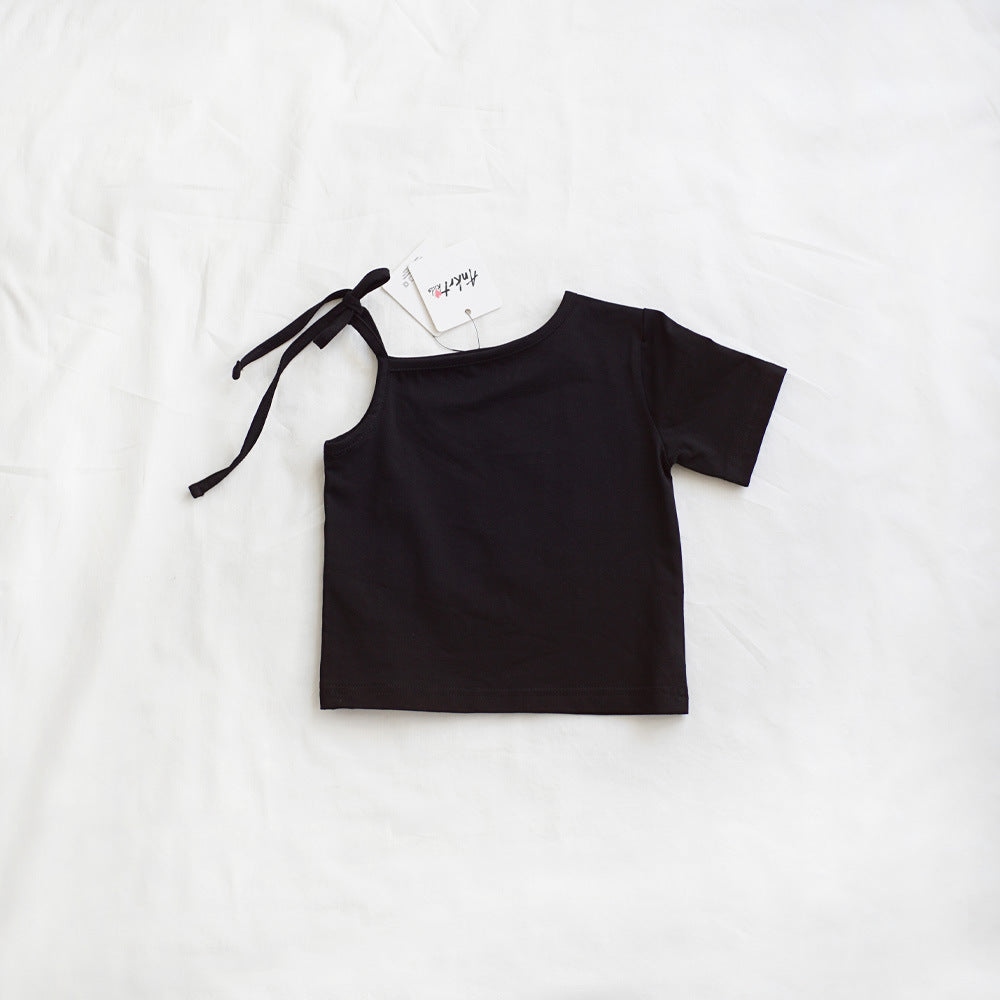 【90-150】ワンショルダーTシャツ