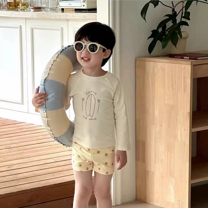 【85-135】ロングスリーブセパレートスイムウェア