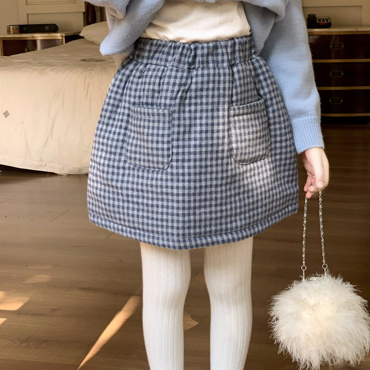 【90-140】ダブルポケットミニスカート