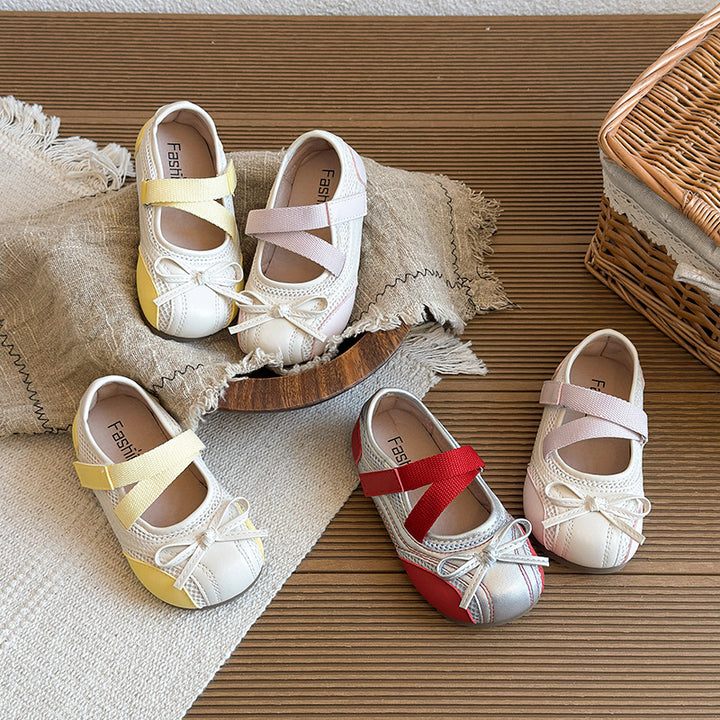 【15.0-22.0】テープデザインバレエシューズ