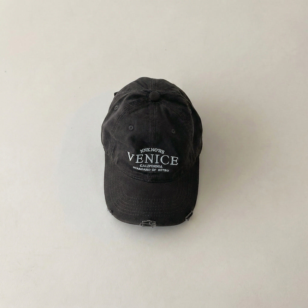 【50-53cm】ユーズド加工風VENICEキャップ