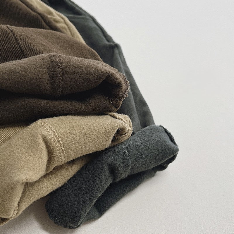 【80-130】カジュアルロングパンツ