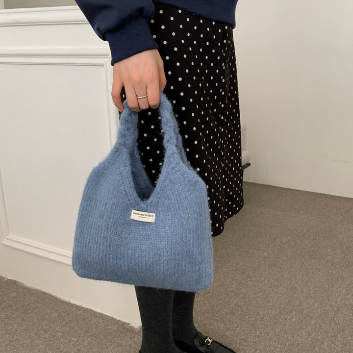 あったかニットバッグ