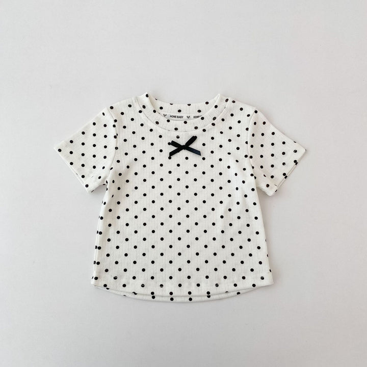 【73-130】フロントリボンTシャツ