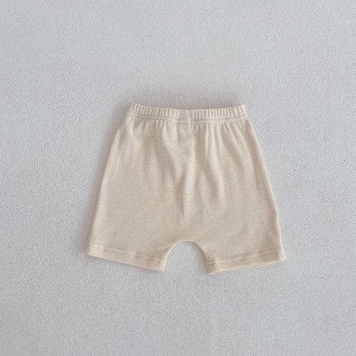 リブシンプルショートパンツ