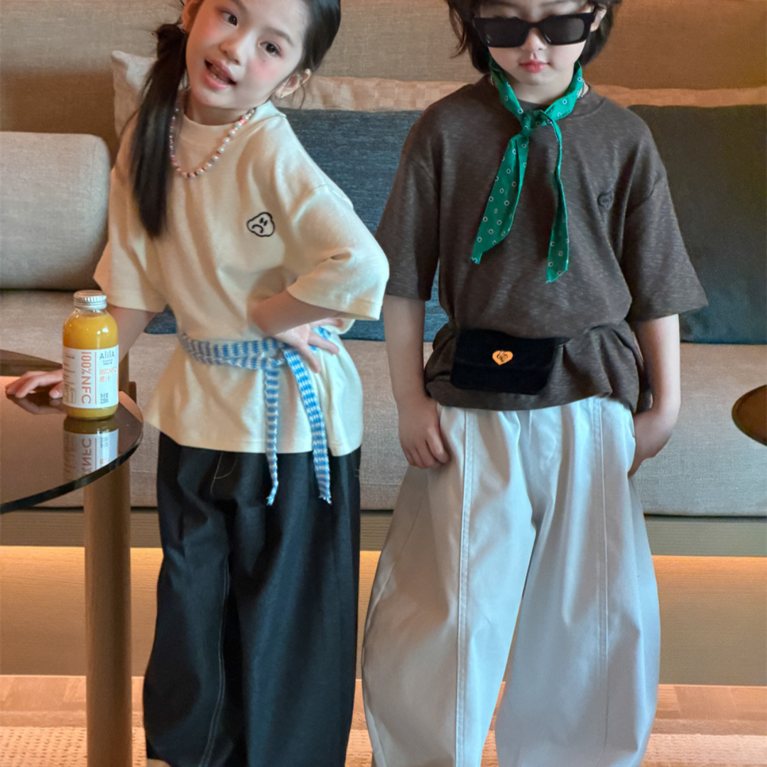 【90-150】ワンポイントデザインＴシャツ