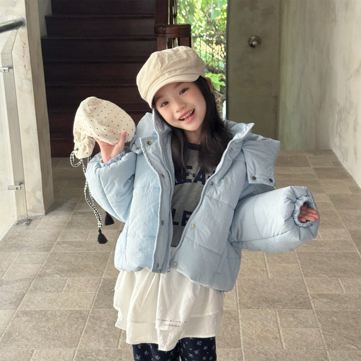 【80-130】フード付き中綿ジャケット